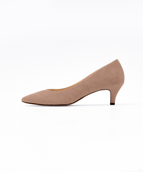 PICHE ABAHOUSE（ピシェ アバハウス）の「《CUSTOM》5cm最高パンプス　アッパー同素材ヒール（パンプス・レディース・グレイッシュベージュ/チョコ/グリーン/ブラウン/グレー/その他/チャコールグレー・38/34/35/40/37/39/36/33）」の5枚目の写真