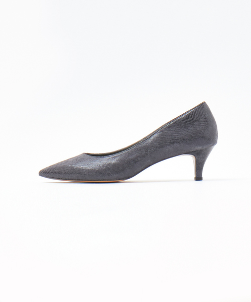 PICHE ABAHOUSE（ピシェ アバハウス）の「《CUSTOM》5cm最高パンプス　アッパー同素材ヒール（パンプス・レディース・グレイッシュベージュ/チョコ/グリーン/ブラウン/グレー/その他/チャコールグレー・38/34/35/40/37/39/36/33）」の2枚目の写真