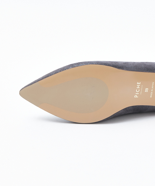 PICHE ABAHOUSE（ピシェ アバハウス）の「《CUSTOM》5cm最高パンプス　アッパー同素材ヒール（パンプス・レディース・グレイッシュベージュ/チョコ/グリーン/ブラウン/グレー/その他/チャコールグレー・38/34/35/40/37/39/36/33）」の9枚目の写真