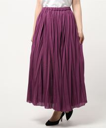 AMERICAN HOLIC | 段々プリーツロングスカート　＊(スカート)
