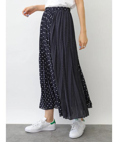 AMERICAN HOLIC（アメリカンホリック）の「段々プリーツロングスカート　＊〇（スカート・レディース・パープル/ブルー系その他3/その他14/ブラック系その他・FREE）」の7枚目の写真