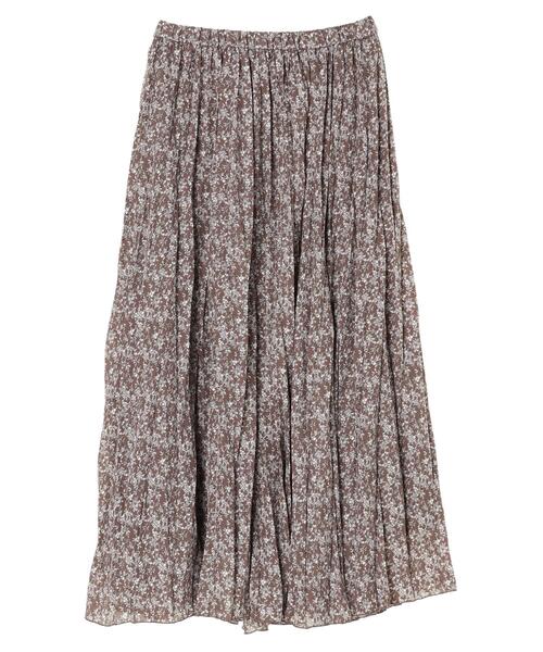 ロンドンガール❗️【アメリカ古着】超美品ツイード生地チェックスカート緑厚手ウール セール】段々プリーツロングスカート ＊〇（スカート