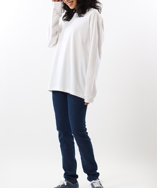 HANES(ヘインズ)の「HANES/ヘインズ BEEFY-T ロンTEE 長袖Tシャツ 2XLサイズ~3XLサイズ H5186L(Tシャツ/カットソー・メンズ・ホワイト/ブラック・XXL/3XL)」の7枚目の写真