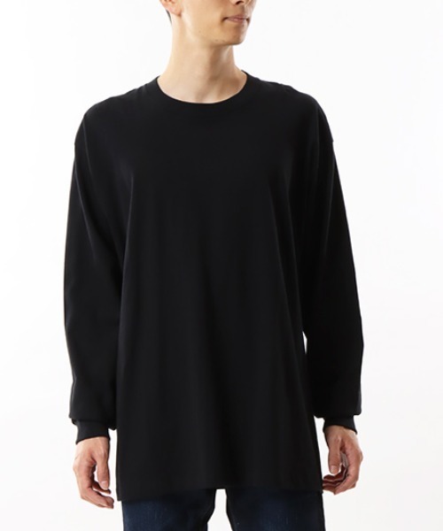 HANES(ヘインズ)の「HANES/ヘインズ BEEFY-T ロンTEE 長袖Tシャツ 2XLサイズ~3XLサイズ H5186L(Tシャツ/カットソー・メンズ・ホワイト/ブラック・XXL/3XL)」の14枚目の写真