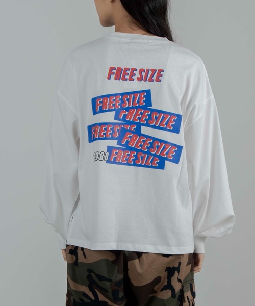 セール Wego ボリュームスリーブプリントロングtシャツ Tシャツ カットソー Wego ウィゴー のファッション通販 Zozotown