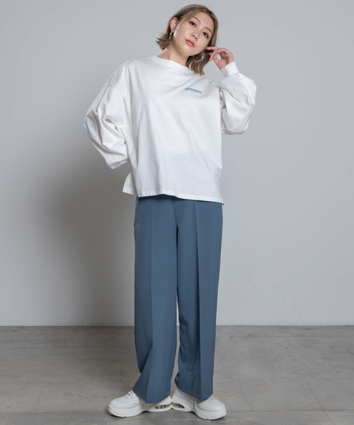 セール Wego ボリュームスリーブプリントロングtシャツ Tシャツ カットソー Wego ウィゴー のファッション通販 Zozotown