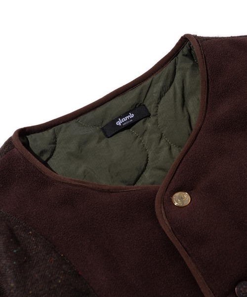 glamb（グラム）の「No collar reversible JKT / ノーカラーリバーシブルジャケット（ノーカラージャケット）」 WEAR