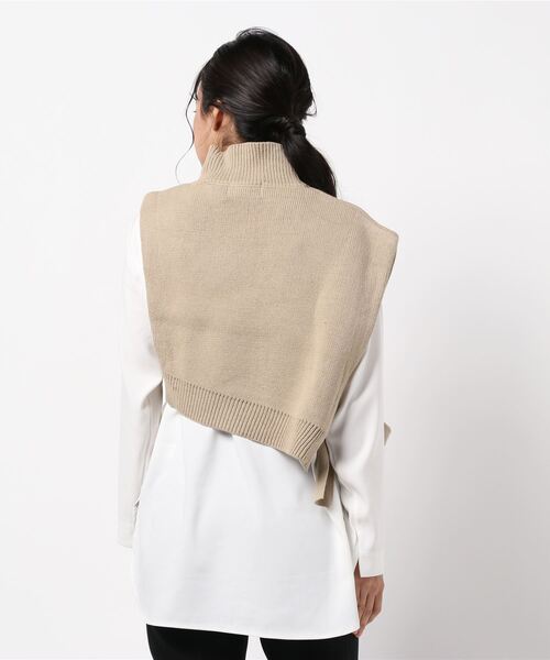 ニット セーター 2way knit vest　　２ウェイニットベスト レディース AZUL by moussy（アズールバイマウジー）の「2WAY KNIT VEST SET