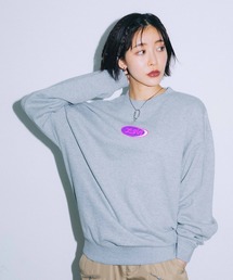 X-girl | JELLY OVAL LOGO SWEAT TOP(スウェット)