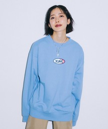 X-girl | JELLY OVAL LOGO SWEAT TOP(スウェット)