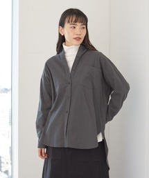 バックタックシャツチュニック *