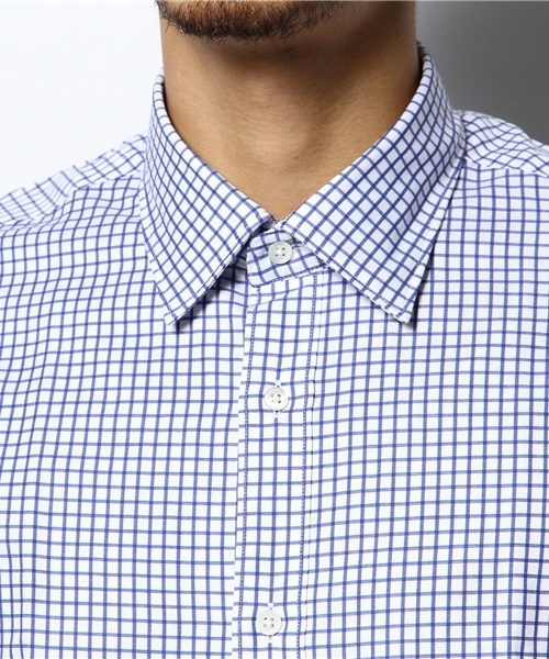 EDIFICE(エディフィス)の「DR.タッタソール レギュラーシャツ(シャツ/ブラウス・メンズ・ブラック/ブルー・MEDIUM/SMALL/LARGE)」の3枚目の写真