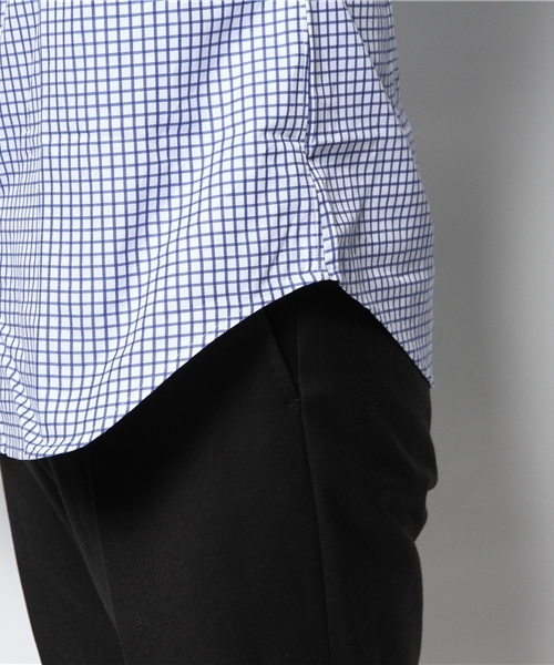 EDIFICE(エディフィス)の「DR.タッタソール レギュラーシャツ(シャツ/ブラウス・メンズ・ブラック/ブルー・MEDIUM/SMALL/LARGE)」の5枚目の写真