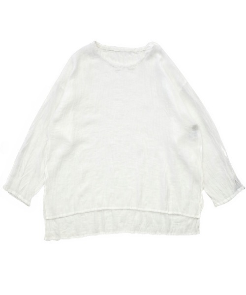 select MOCA(セレクトモカ)の「2021 SS クルーネックワッシャーポプリンブラウス(シャツ/ブラウス・レディース・オフホワイト/イエロー/グリーン・FREE)」の22枚目の写真