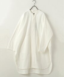 スタンドカラーポンチョ