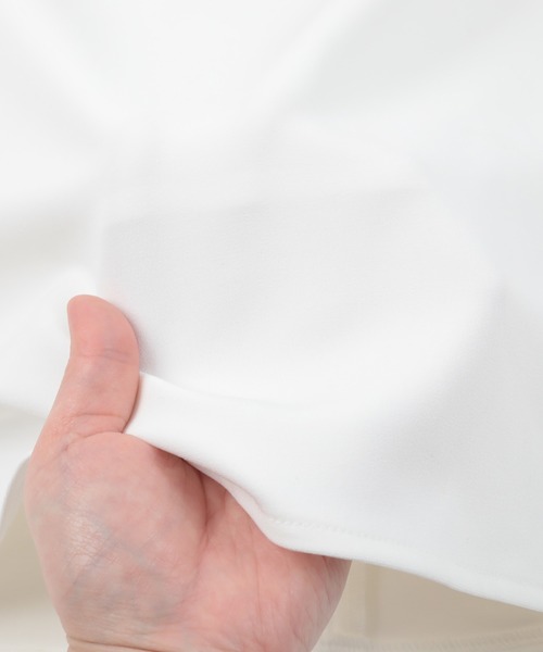 UR'S(ユアーズ)の「サーキュラーロングスカート(スカート・レディース・ホワイト/グリーン/ブルー/ネイビー/ピンク/ブラック・S/M/L)」の8枚目の写真