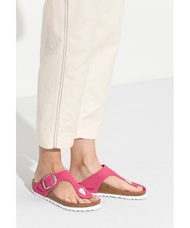 BIRKENSTOCK（ビルケンシュトック）の「ビルケンシュトック Gizeh/ギゼ　ビッグバックル　フーシャチューリップ(レギュラー)（サンダル）」