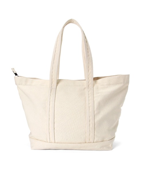 Manhattan Portage（マンハッタンポーテージ）の「Botanical Crown Tote Canvas Lite（トートバッグ・メンズ・ナチュラル/ダークネイビー・LARGE）」の7枚目の写真