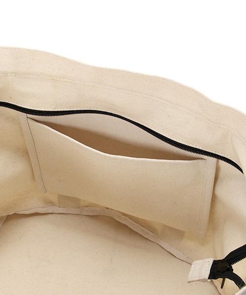 Manhattan Portage（マンハッタンポーテージ）の「Botanical Crown Tote Canvas Lite（トートバッグ・メンズ・ナチュラル/ダークネイビー・LARGE）」の9枚目の写真