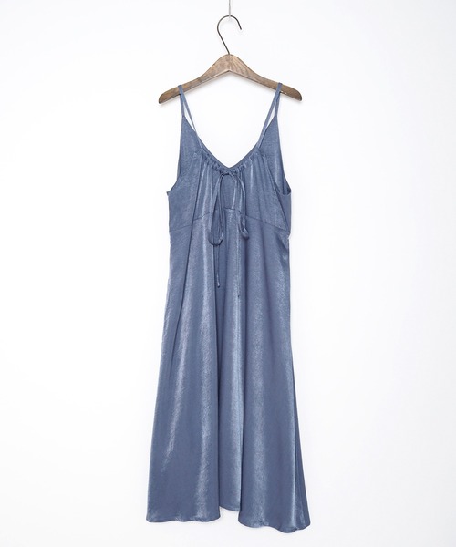 Crisp(クリスプ)の「ラスターフレアキャミワンピース(ワンピース・レディース・ミント/ネイビー・FREE)」の17枚目の写真