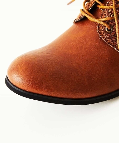 MK MICHEL KLEIN HOMME （エムケーミッシェルクランオム）の「コンビプレーントゥ（ドレスシューズ・メンズ・ブラック/サンドベージュ・26/25.5/26.5）」の7枚目の写真