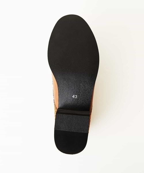 MK MICHEL KLEIN HOMME （エムケーミッシェルクランオム）の「コンビプレーントゥ（ドレスシューズ・メンズ・ブラック/サンドベージュ・26/25.5/26.5）」の4枚目の写真