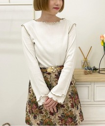 apres jour | リブメロートップス【ZOZOTOWN限定アイテム】(Tシャツ/カットソー)