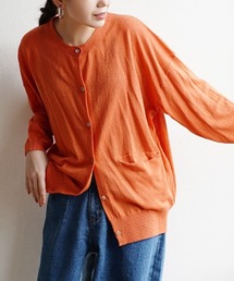 zootie | コットンリネン ドロップショルダー カーディガン(カーディガン/ボレロ)