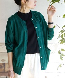 zootie | コットンリネン ドロップショルダー カーディガン(カーディガン/ボレロ)