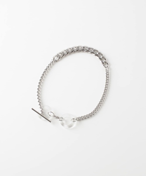 KBF+（ケービーエフプラス）の「KBF+　ガラスマンテルマルチwayチョーカー（ネックレス・レディース・シルバー/ゴールド・ONE）」の7枚目の写真