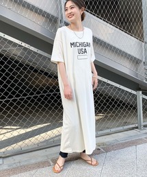 CIAOPANIC TYPY | USAコットンロゴマキシワンピ(ワンピース)