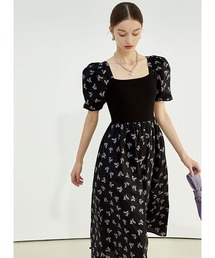 Fano Studios（ファノ ストゥディオズ）の「【Fano Studios】Romantic flower print puff sleeve dress FC21L046（ワンピース）」