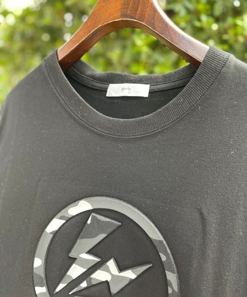 qwerty（クワーティ）の「qwerty (クワーティ) Circle Emboss Hide Como Tシャツ（Tシャツ/カットソー・メンズ・ホワイト/ブラック・MEDIUM/LARGE/X-LARGE）」の11枚目の写真