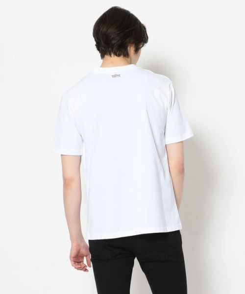 qwerty（クワーティ）の「qwerty (クワーティ) Circle Emboss Hide Como Tシャツ（Tシャツ/カットソー・メンズ・ホワイト/ブラック・MEDIUM/LARGE/X-LARGE）」の13枚目の写真