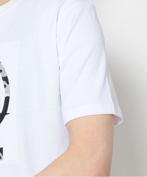 qwerty（クワーティ）の「qwerty (クワーティ) Circle Emboss Hide Como Tシャツ（Tシャツ/カットソー・メンズ・ホワイト/ブラック・MEDIUM/LARGE/X-LARGE）」の15枚目の写真