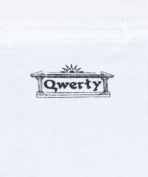 qwerty（クワーティ）の「qwerty (クワーティ) Circle Emboss Hide Como Tシャツ（Tシャツ/カットソー・メンズ・ホワイト/ブラック・MEDIUM/LARGE/X-LARGE）」の19枚目の写真