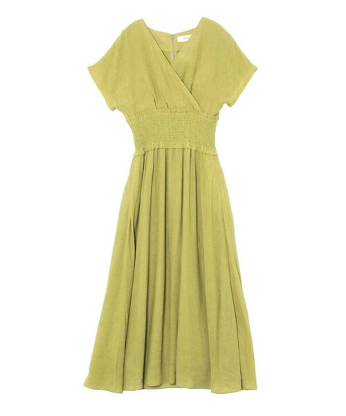 LAGUNAMOON(ラグナムーン)の「楊柳カシュクールワンピース(ワンピース・レディース・アイボリー/グリーン系その他/ブルー・SMALL/MEDIUM)」の15枚目の写真