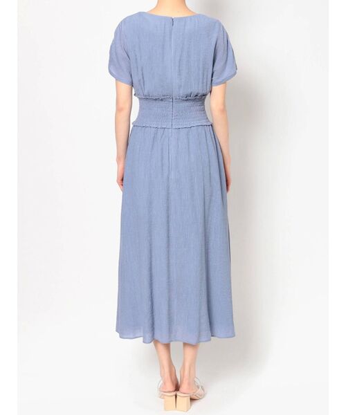 LAGUNAMOON(ラグナムーン)の「楊柳カシュクールワンピース(ワンピース・レディース・アイボリー/グリーン系その他/ブルー・SMALL/MEDIUM)」の19枚目の写真