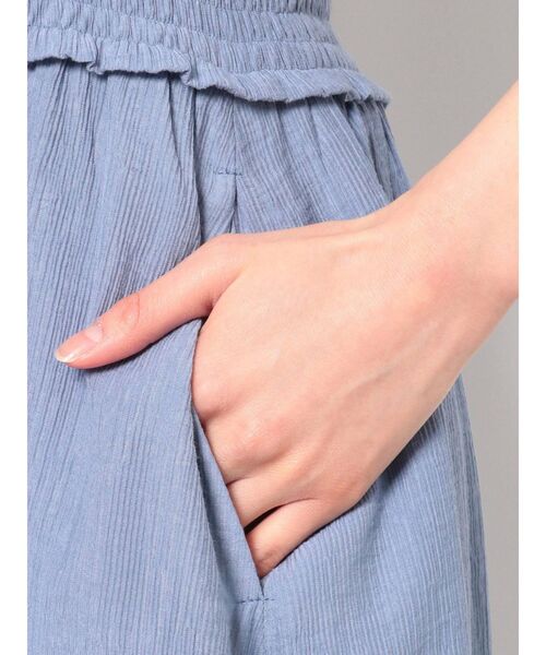 LAGUNAMOON(ラグナムーン)の「楊柳カシュクールワンピース(ワンピース・レディース・アイボリー/グリーン系その他/ブルー・SMALL/MEDIUM)」の9枚目の写真