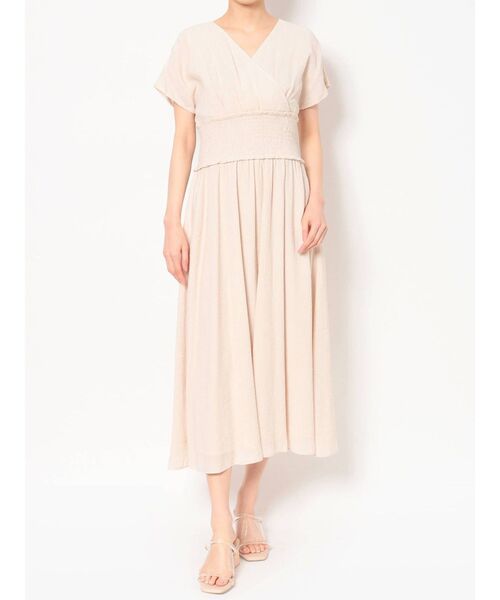 LAGUNAMOON(ラグナムーン)の「楊柳カシュクールワンピース(ワンピース・レディース・アイボリー/グリーン系その他/ブルー・SMALL/MEDIUM)」の20枚目の写真