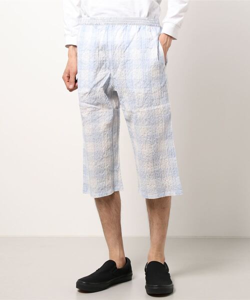 セール キッドブルー 21シャーリングギンガム メンズ ステテコ Mrqp534 Kidblue ルームウェア パジャマ Kid Blue キッドブルー のファッション通販 Zozotown