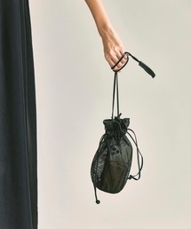 TODAYFUL | レザー×メッシュポシェット(ハンドバッグ)