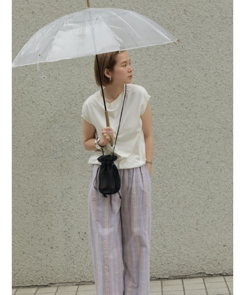 TODAYFUL(トゥデイフル)の「レザー×メッシュポシェット(ハンドバッグ・レディース・ブラック/キナリ・FREE)」の15枚目の写真