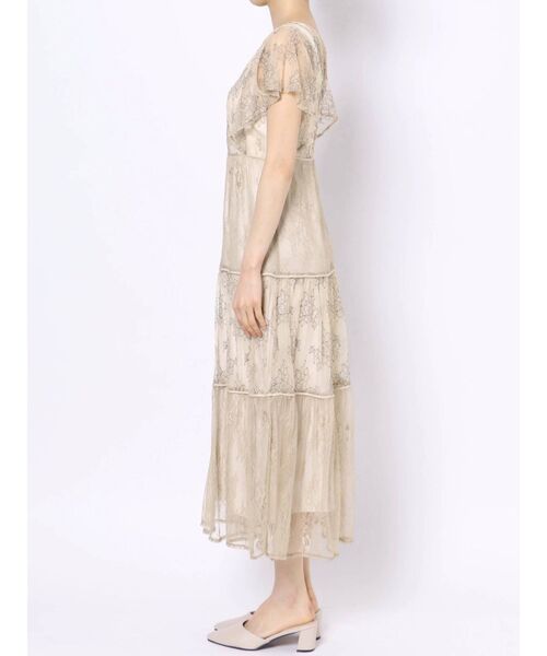 MERCURYDUO(マーキュリーデュオ)の「ブロッキングレースカシュクールドレス(ワンピース・レディース・オフホワイト/ミント・SMALL/MEDIUM)」の10枚目の写真