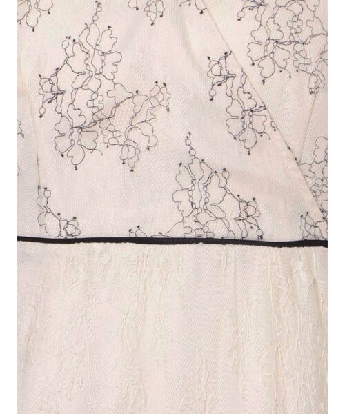 MERCURYDUO(マーキュリーデュオ)の「ブロッキングレースカシュクールドレス(ワンピース・レディース・オフホワイト/ミント・SMALL/MEDIUM)」の15枚目の写真