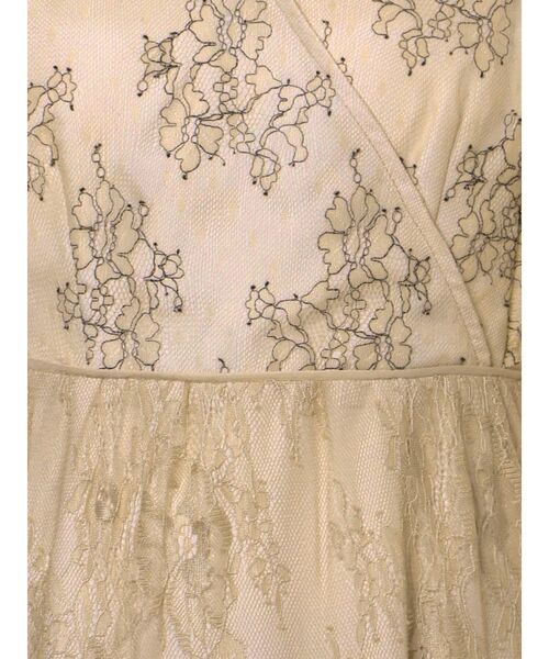 MERCURYDUO(マーキュリーデュオ)の「ブロッキングレースカシュクールドレス(ワンピース・レディース・オフホワイト/ミント・SMALL/MEDIUM)」の16枚目の写真