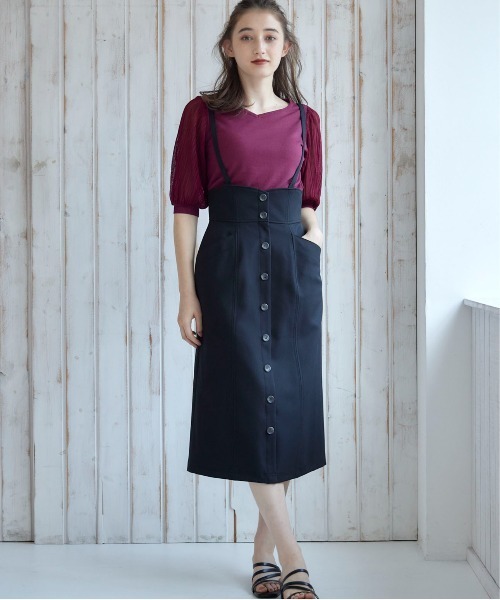12Twelve Agenda(トゥエルブ アジェンダ)の「Vネック袖プリーツニットプルオーバー(ニット/セーター・レディース・ブラック/オフホワイト/サックスブルー/ローズ/ベージュ・M)」の20枚目の写真