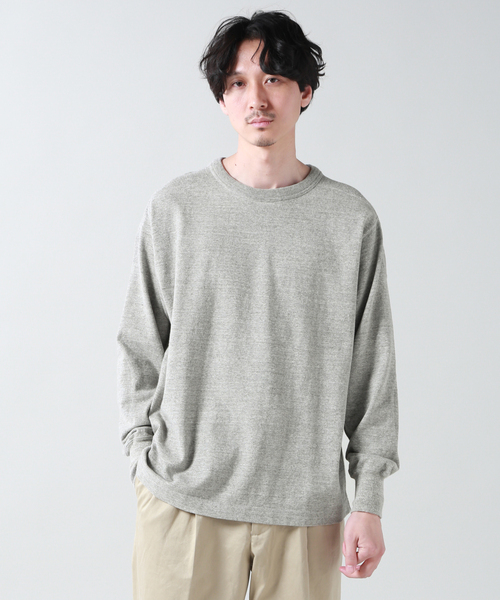 SPALDING(スポルディング)の「【SPALDING×JS/スポルディング】フットボールTシャツ(Tシャツ/カットソー・メンズ・グレー/ホワイト・LARGE/MEDIUM)」の1枚目の写真