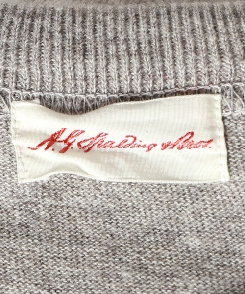 SPALDING(スポルディング)の「【SPALDING×JS/スポルディング】フットボールTシャツ(Tシャツ/カットソー・メンズ・グレー/ホワイト・LARGE/MEDIUM)」の12枚目の写真