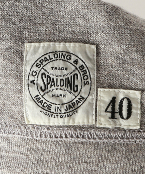 SPALDING(スポルディング)の「【SPALDING×JS/スポルディング】フットボールTシャツ(Tシャツ/カットソー・メンズ・グレー/ホワイト・LARGE/MEDIUM)」の13枚目の写真